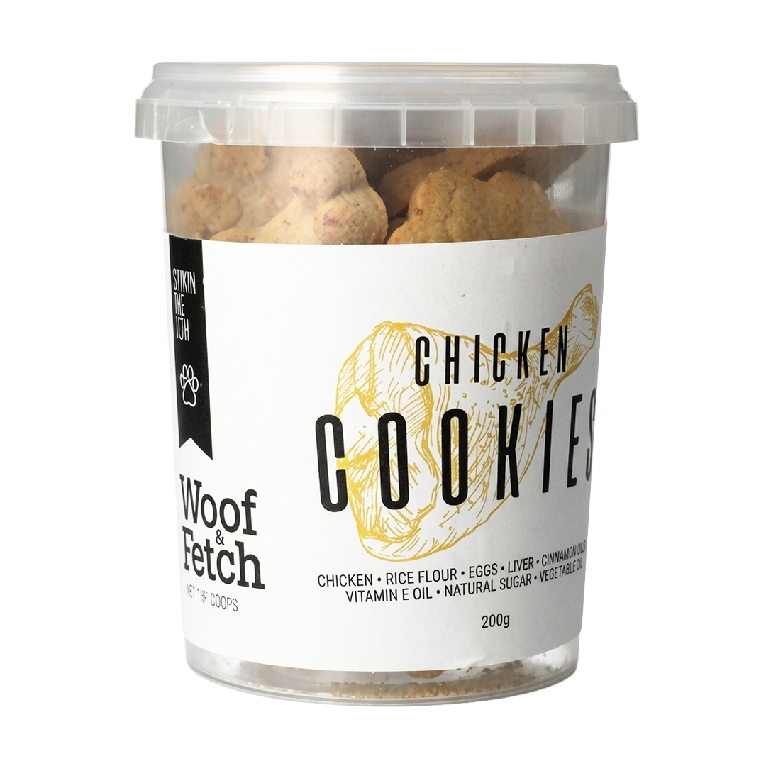 Woof & Fetch Cookies Chicken