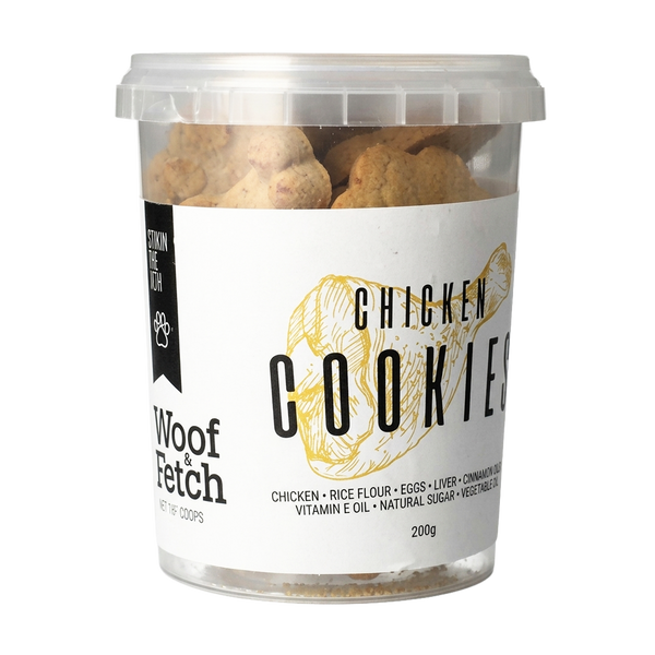 Woof & Fetch كوكيز فراخ